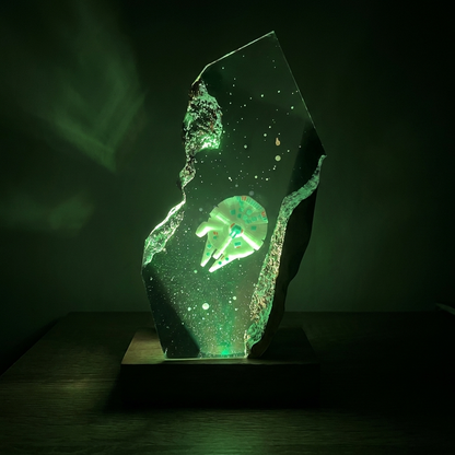 Millennium Falcon Resin Lamp